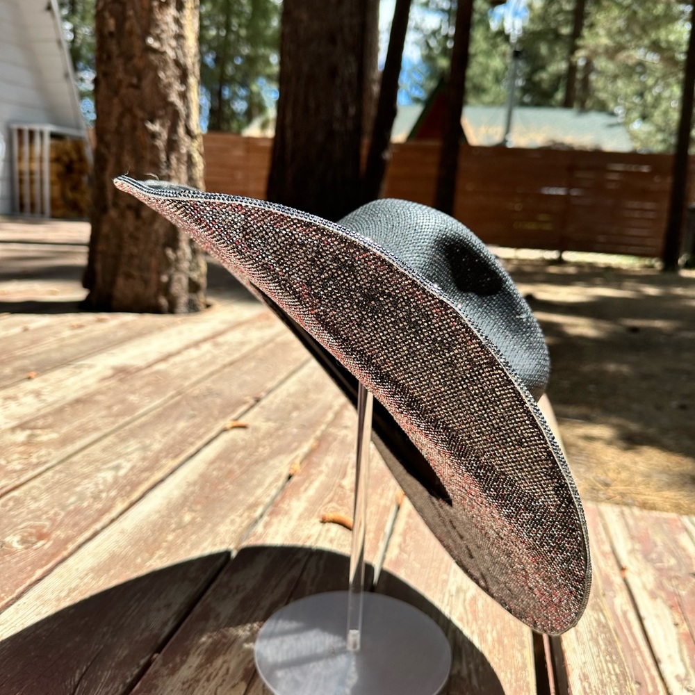 COPY - Black on black rhinestone cowboy hat